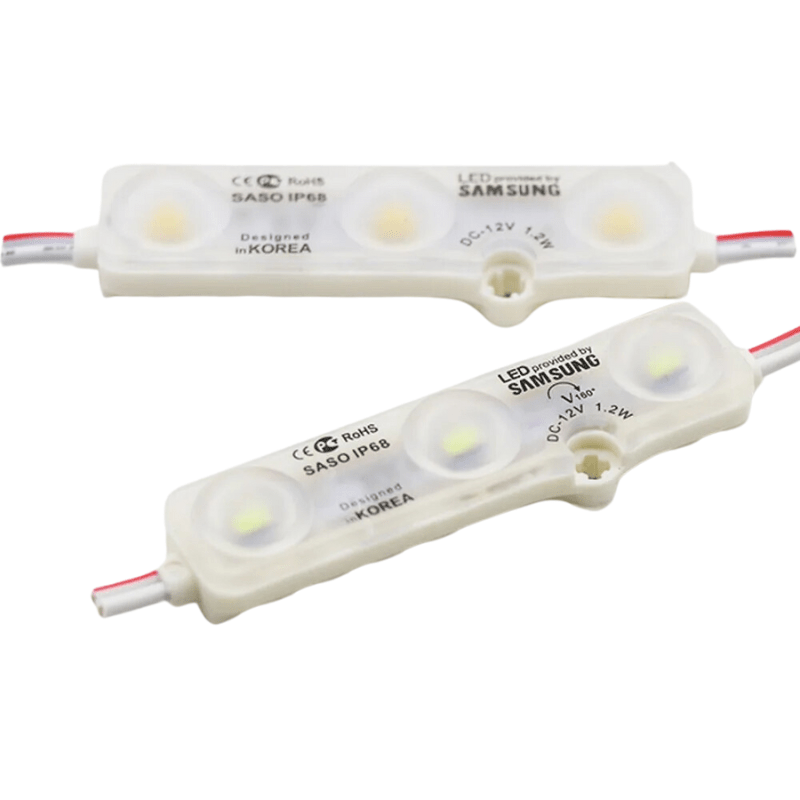 1 PZA Módulo de luz led 5730 3LED 12V IP68 1.5W 3500K - Wattko