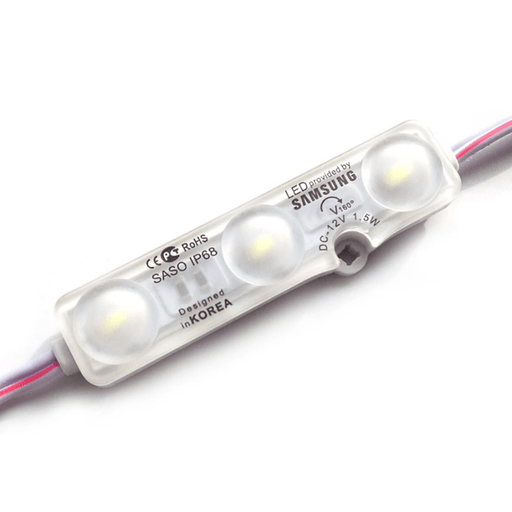 1 PZA Módulo de luz led 5730 3LED 12V IP68 1.5W 3500K - Wattko