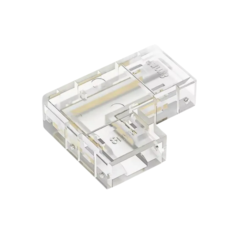 Conector Empate Tipo L  Clip Tira LED Monocromatica 12V o 24V 8mm De Grosor