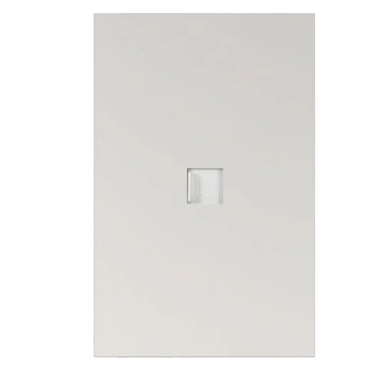 Placa Contacto Red Lan Color blanco Luxury, Policarbonato