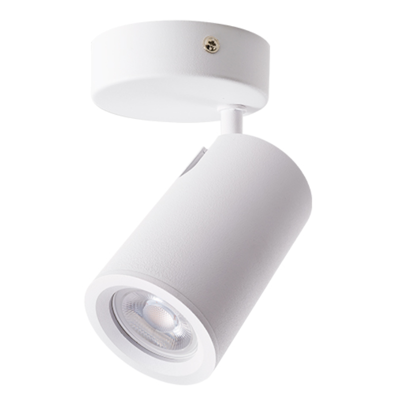 Luminaria Sobreponer Acabado Blanco Dirigible Para Foco GU10 Serie HÉRCULES