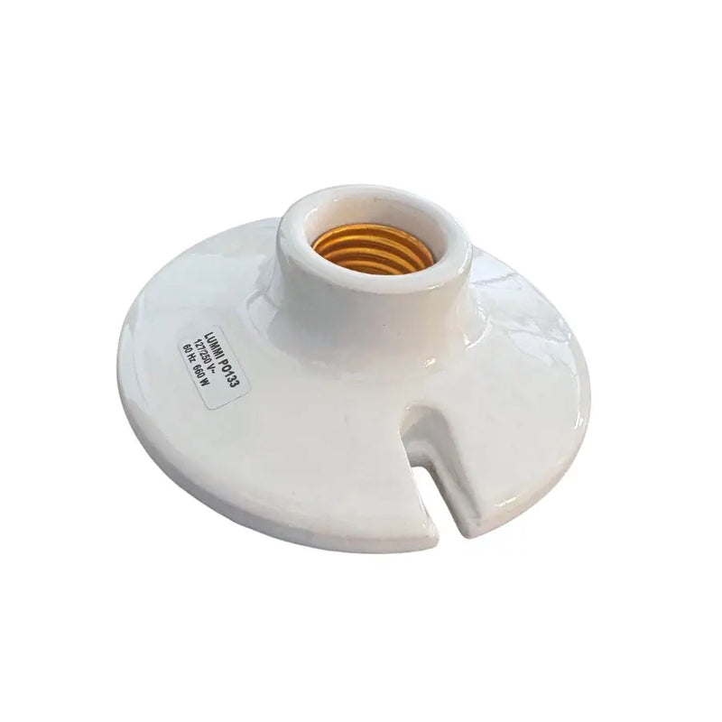 Base De Sobreponer De Porcelana Con Socket E27
