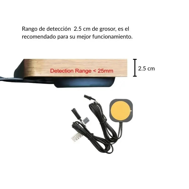 Hidden Touch Sensor for Kitchens, for Granite and Wood