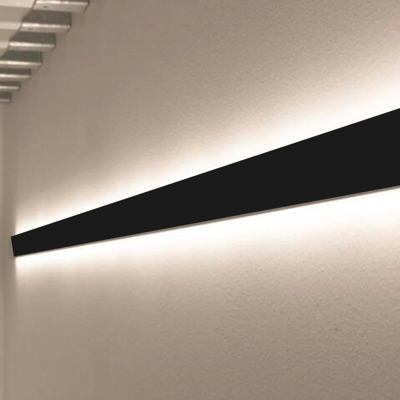 3M Black Aluminum Profile 406 T-Shaped for Wall Mounting 50 x 32 mm