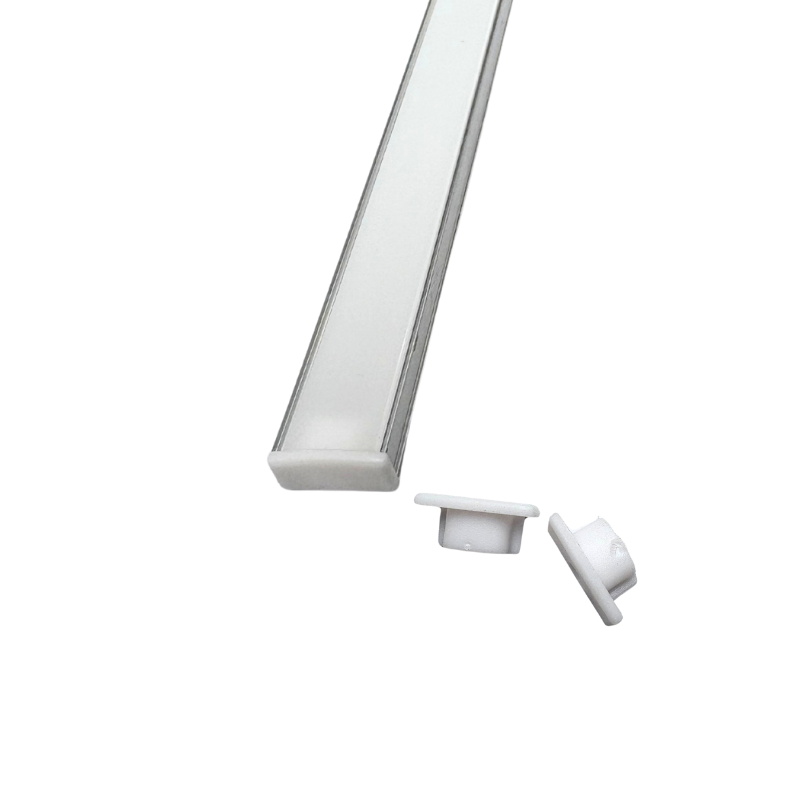 3M Perfil Aluminio Natural 103 Empotrar/ Sobreponer  16.5x6.5mm