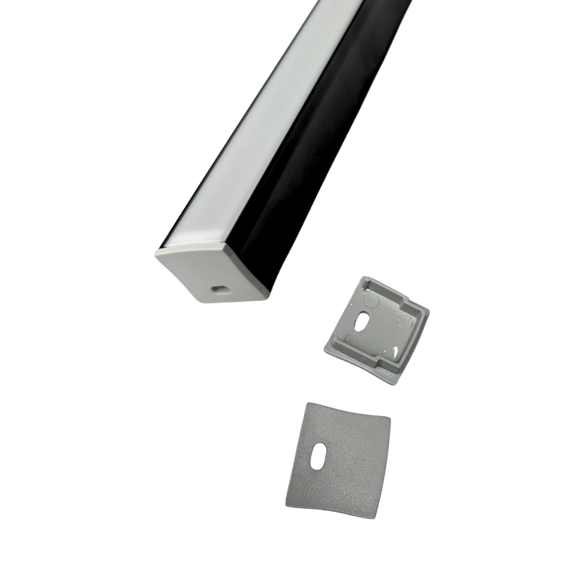 Kit 2 Tapas Perfil Aluminio  2020 20x23.5 mm