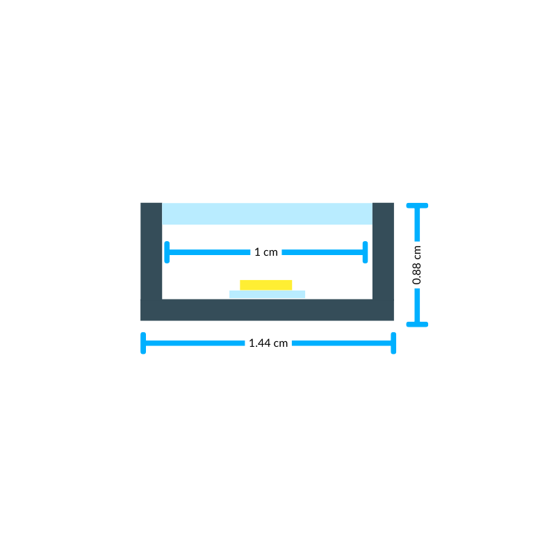 3m Perfil Aluminio Negro  1408B Empotrar/Sobreponer 14.4x8.8mm