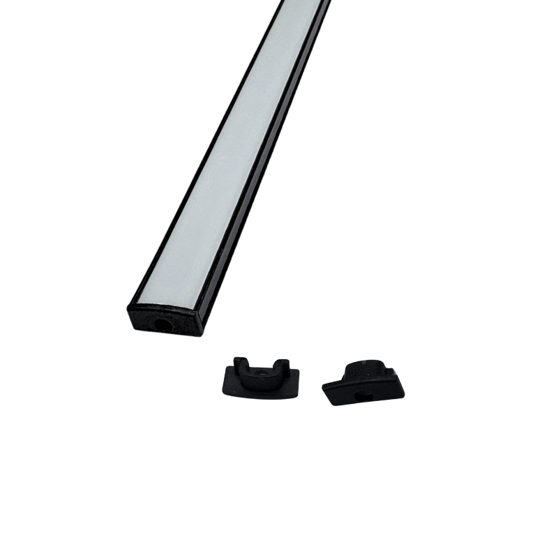 Kit 2 Tapas Perfil Aluminio  103B 16.5x6.5mm