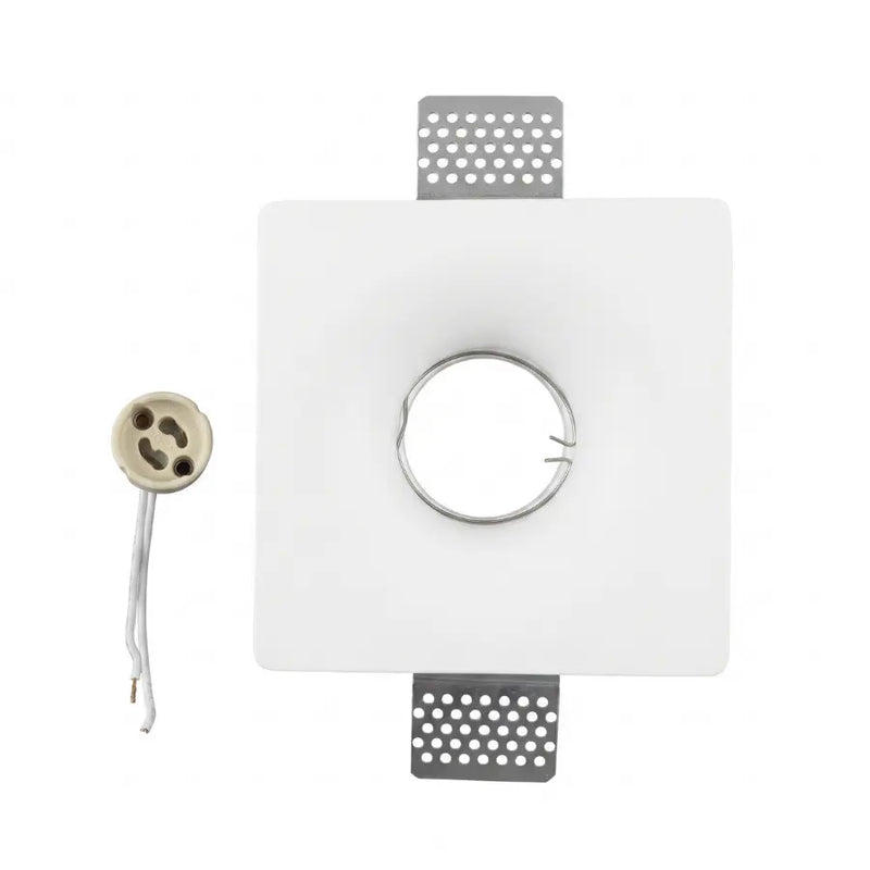 Ceiling light, GU10 BASE (without lamp) 25W maximum recessed trimless IP20