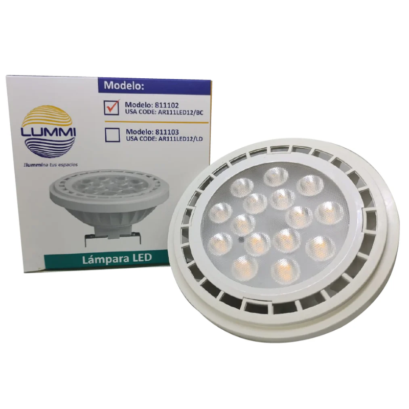 Luminario Led AR111 12W Base G53 Blanco Calido 3000K