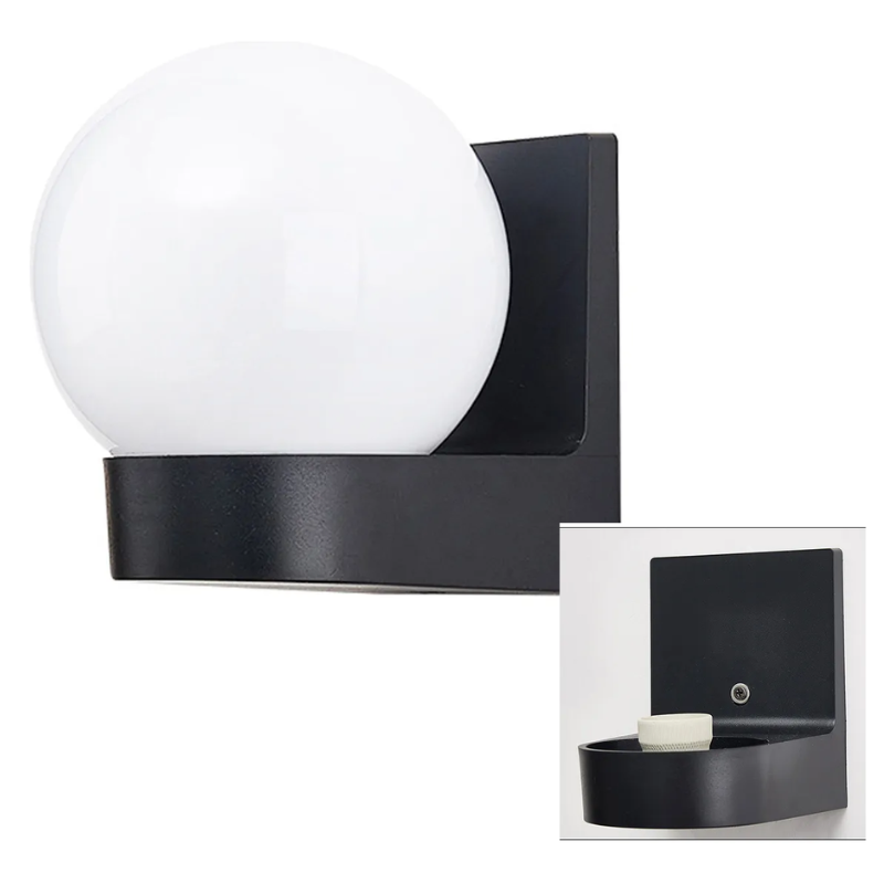 Lampara de Muro Exterior e interior Esfera 60w  Para Foco