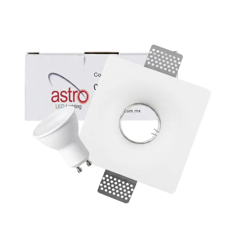 Ceiling light, GU10 BASE (without lamp) 25W maximum recessed trimless IP20