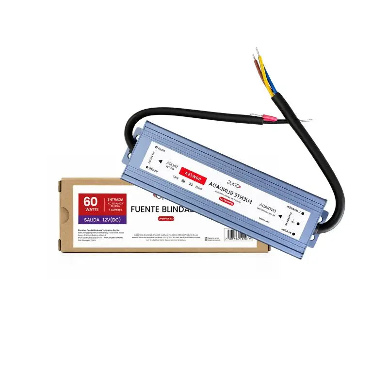 Fuente de Poder Blindada 12V 60W Exterior IP67