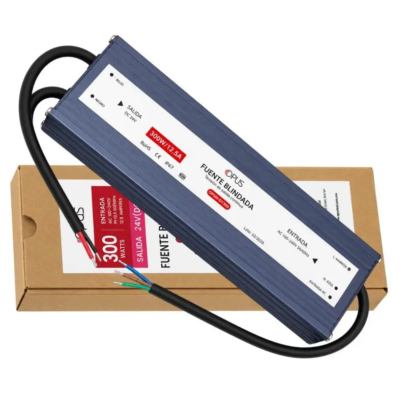 Fuente de Poder Blindada  24V 300W Exterior IP67