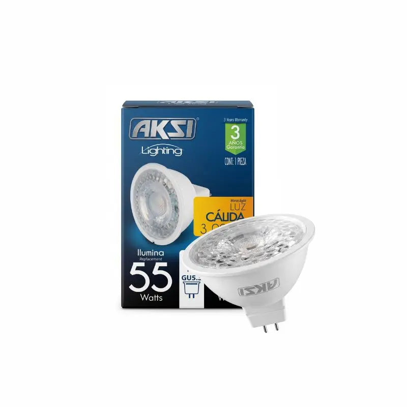 FOCO LED MR16 7W CALIDO 3000K