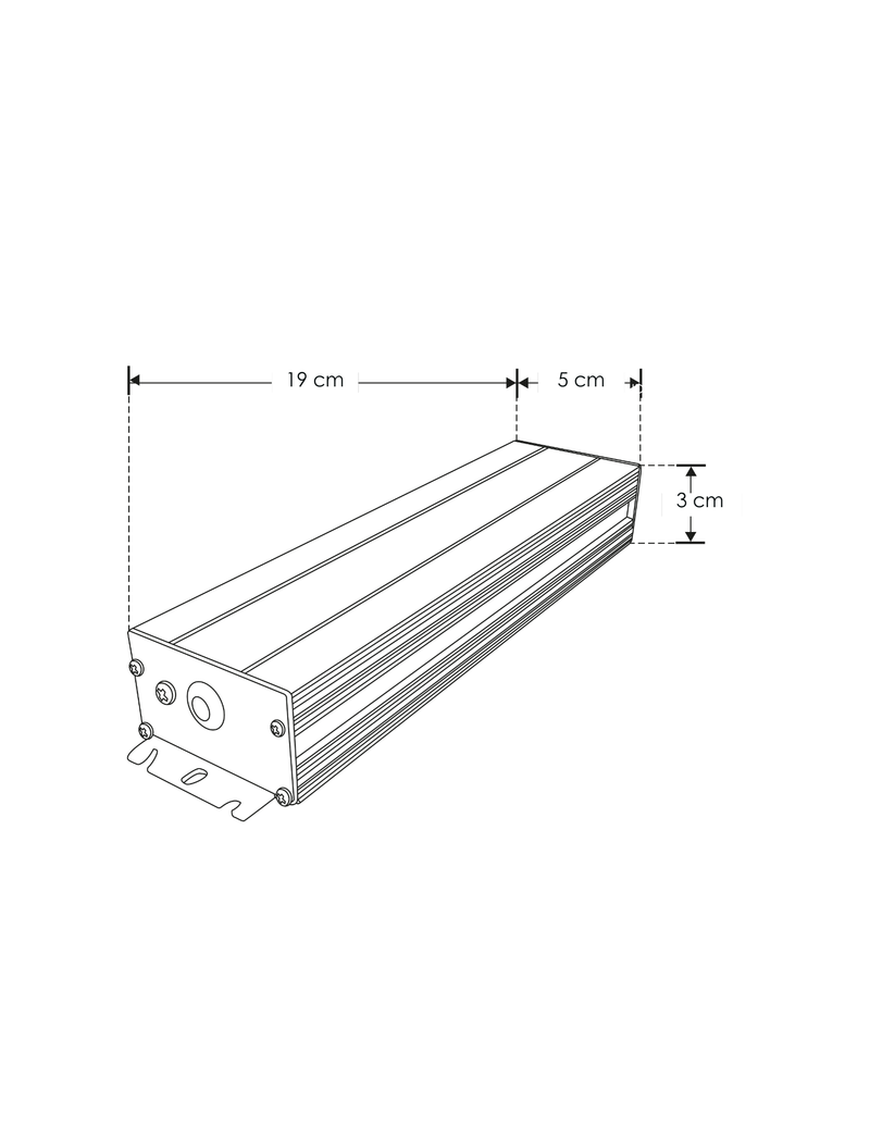Fuente De Poder 24V 60W Atenuable 5 en 1 IP67