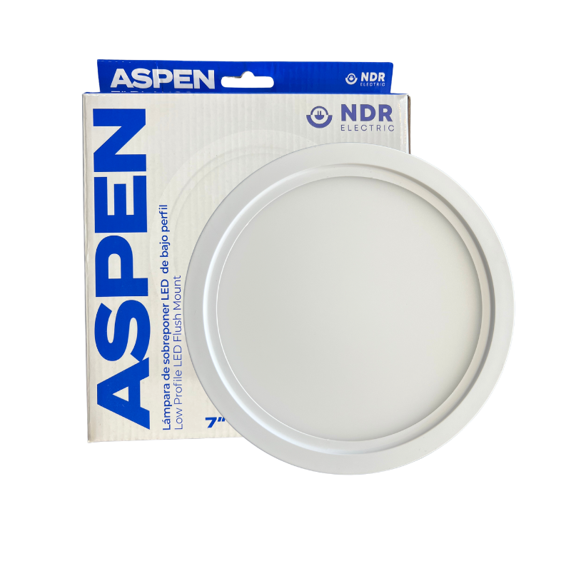 Lampara LED 12W Sobreponer Aspen CCT 27K-5K Uso Exterior