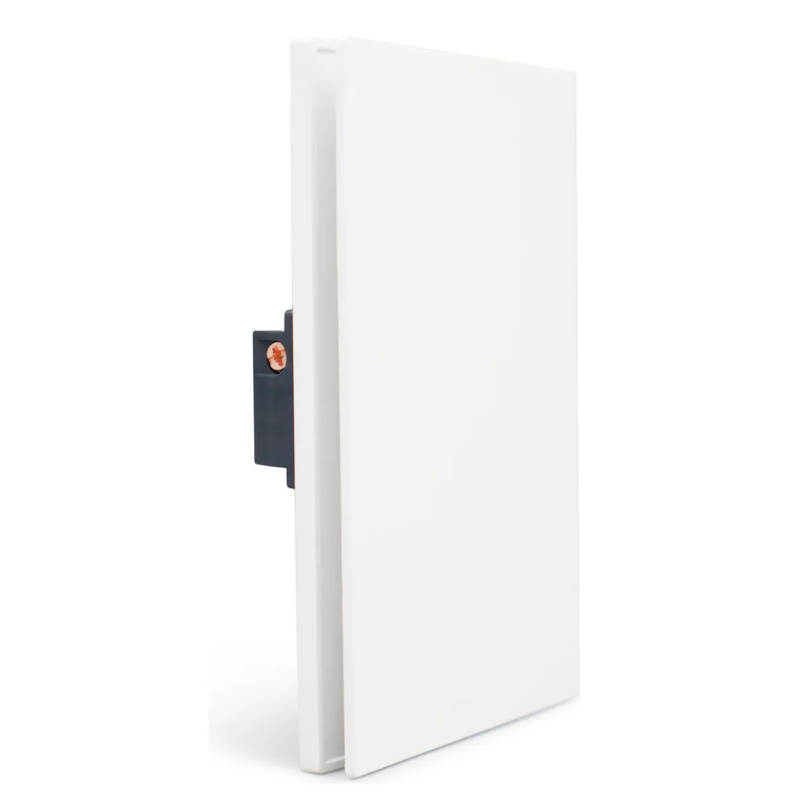 Apagador Sencillo Placa Color Blanco Luxury, Policarbonato