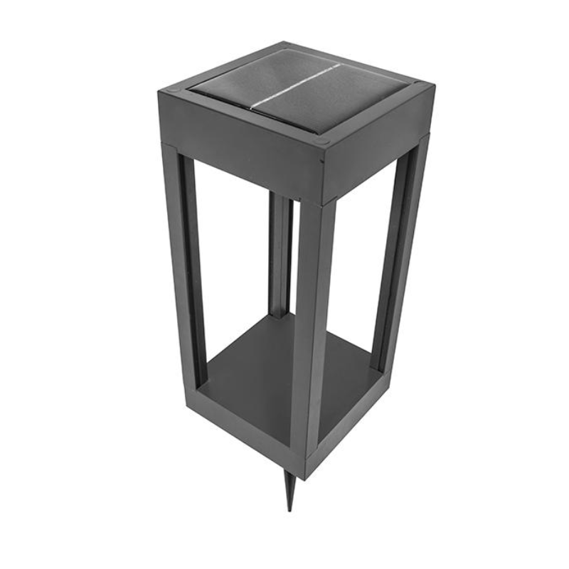 Luminaria Solar de led blanco y RGB, 4 SOLAR SOBREPONER  PISO