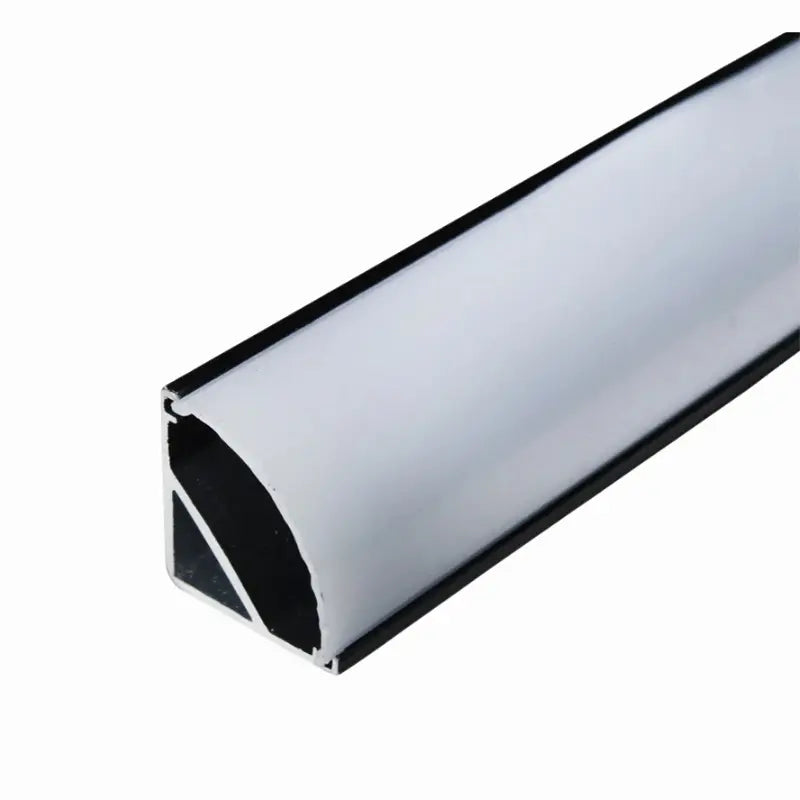 3M Perfil Esquinero Aluminio Negro Con Mica Negra o Blanca Sobrpeoner 15.8x15.8mm
