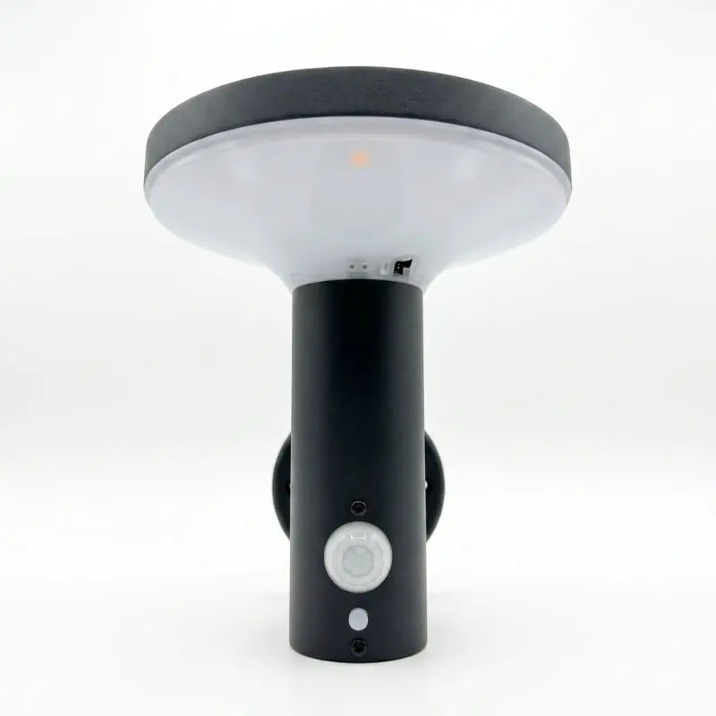 Arbotante Solar 4W 3K Blanco Cálido Fotocelda y Sensor Movimiento Exterior