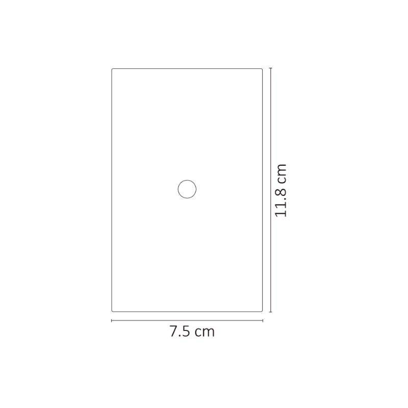 Placa Coaxial Para TV Color Negro Luxury, Policarbonato