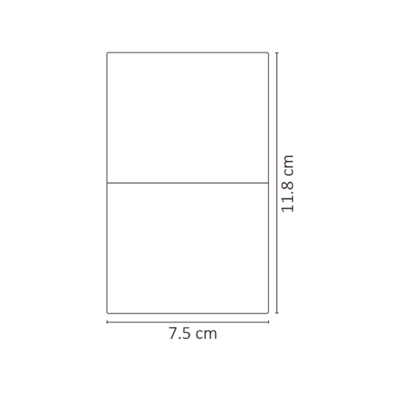 Apagador Doble Placa Color Blanco Luxury, Policarbonato