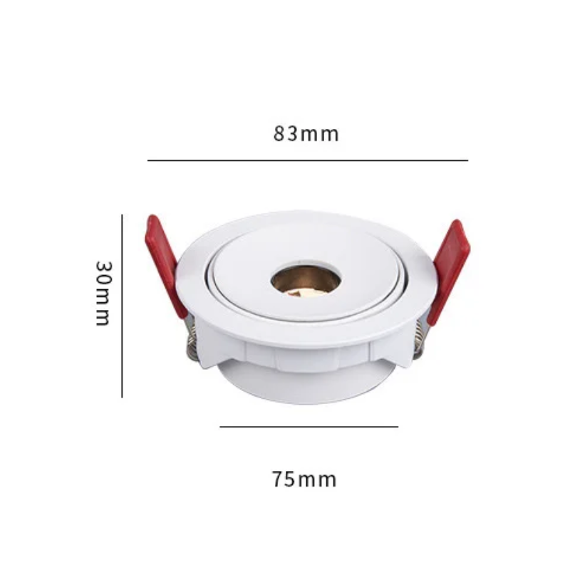 Dimmable recessed LED COB integrated 12W WARM