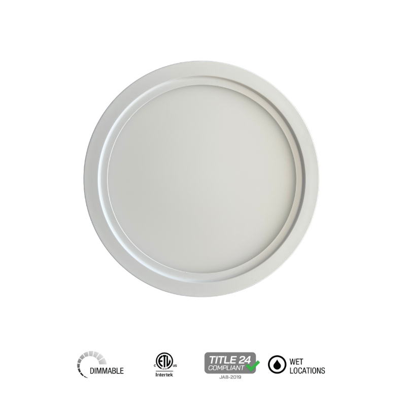 Lampara LED 12W Sobreponer Aspen CCT 27K-5K Uso Exterior