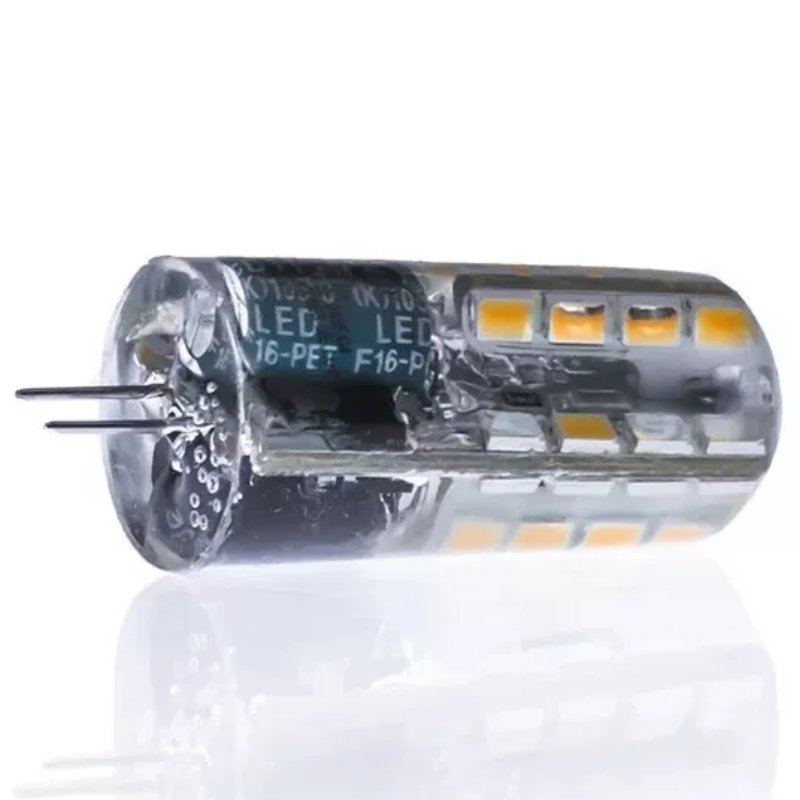 Foco cacahuate G4 LED 3W resina LUZ BLANCA