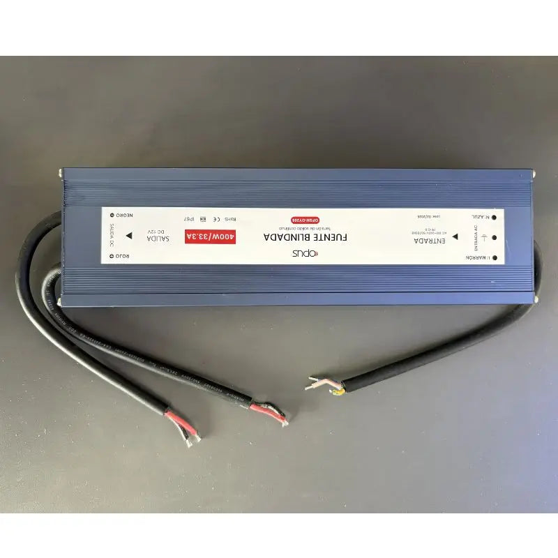 Fuente de Poder Blindada  12V 400W Exterior IP67