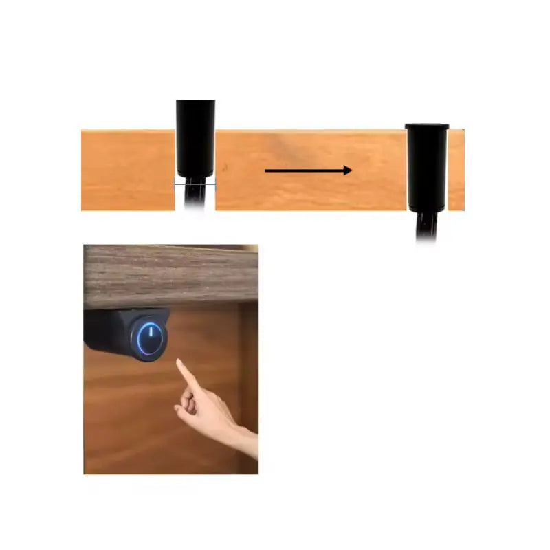 Interruptor Touch Para Muebles 12V/24V, 5A Negro