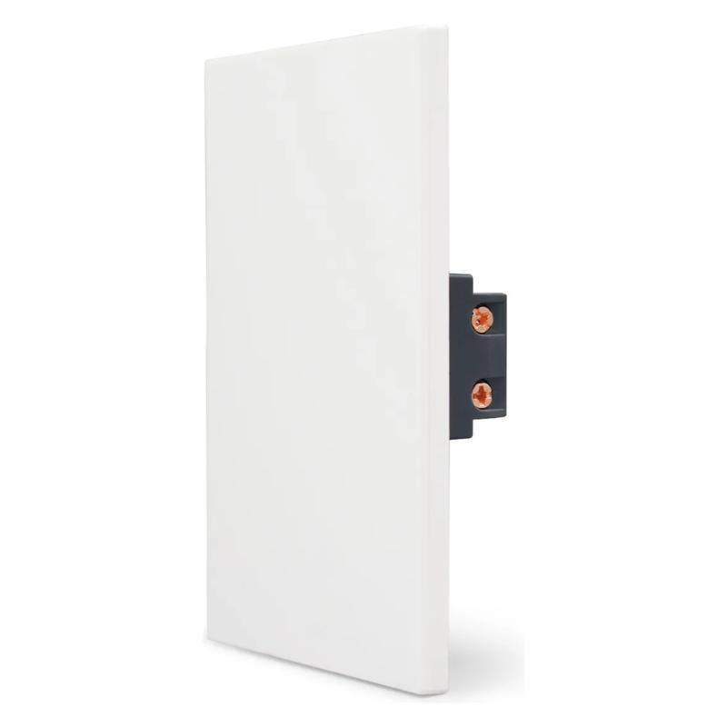 Apagador Sencillo Placa Color Blanco Luxury, Policarbonato