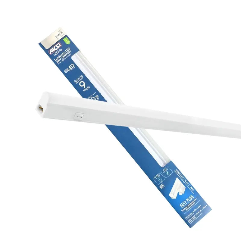 Tubo T8 integrado LED  60cm 9W Blanco Frío 6500K  Con Interruptor De Encendido