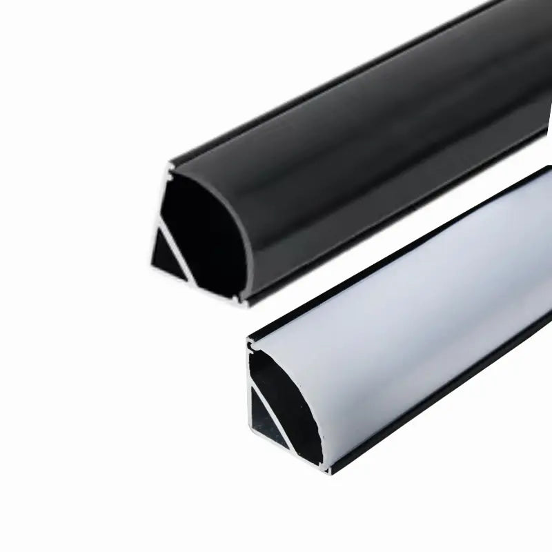 3M Perfil Esquinero Aluminio Negro Con Mica Negra o Blanca Sobrpeoner 15.8x15.8mm