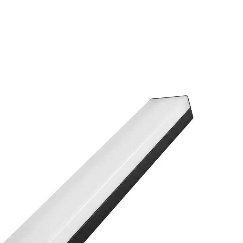 Tubo Flat Negro 36W, 120cm Largo, IP20 Uso Interior Blanco Frío 6K Policarbonato