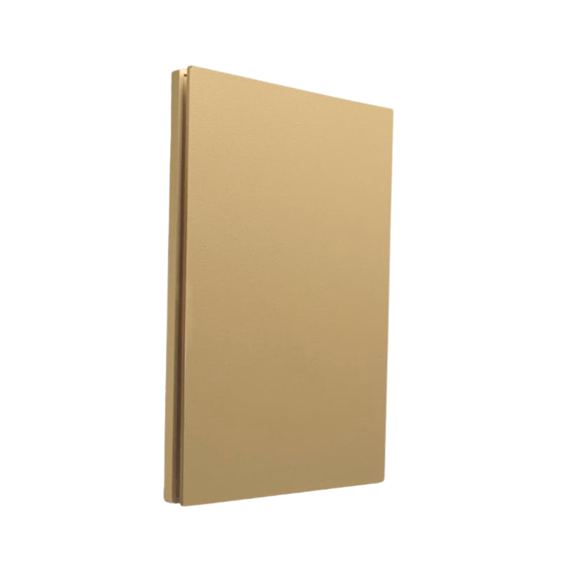 Apagador Sencillo Placa Color Oro Luxury, Policarbonato