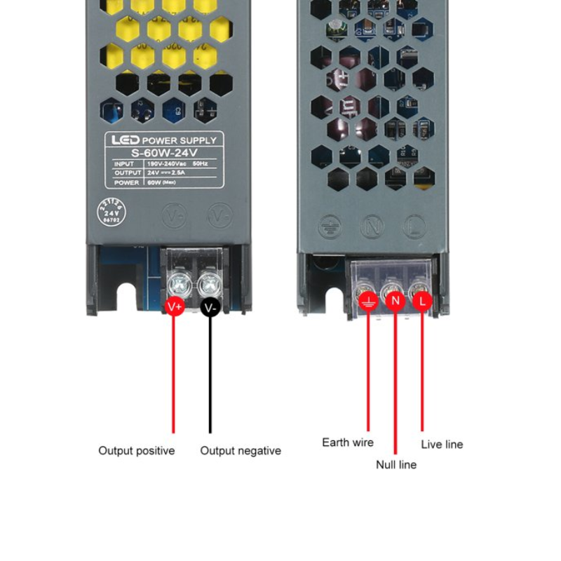 Fuente 24V 60W IP20