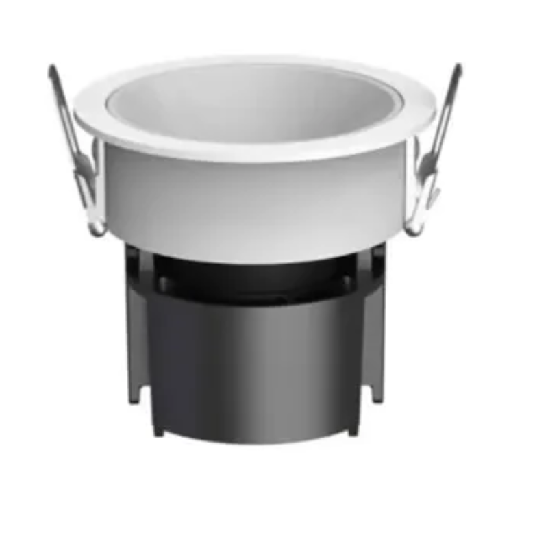 Dimmable anti-glare LED recessed ceiling light, 18W warm white 3000K COB spotlight