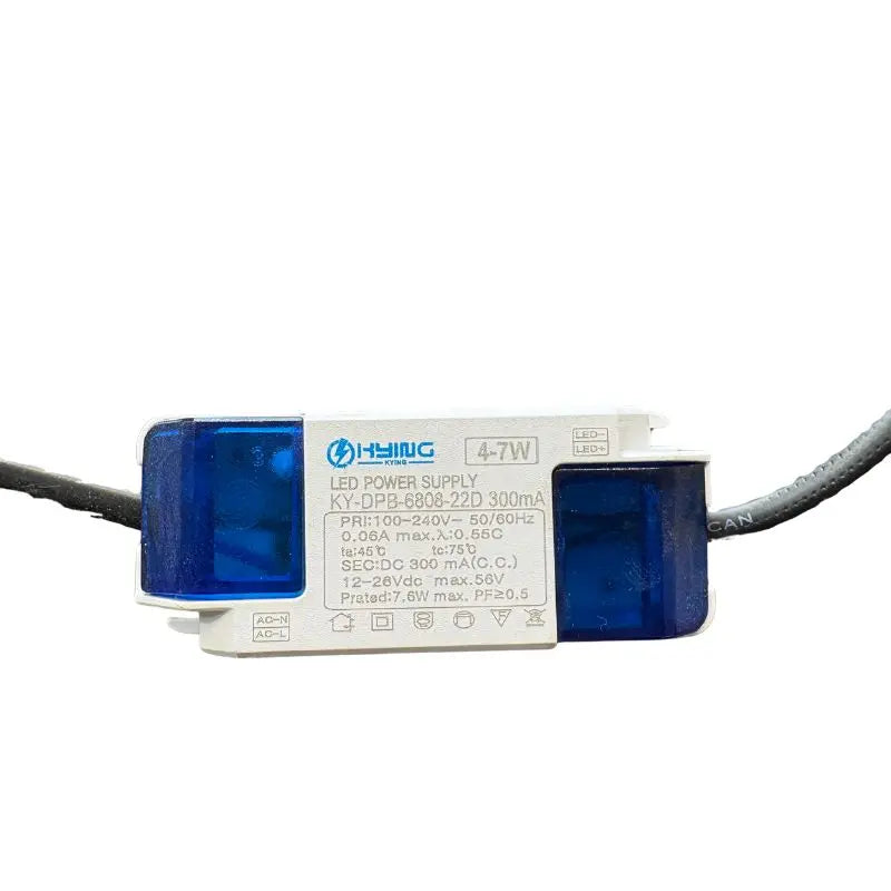 Driver LED de 4 a 7w para fuente de alimentación de 300MA AC100-240V