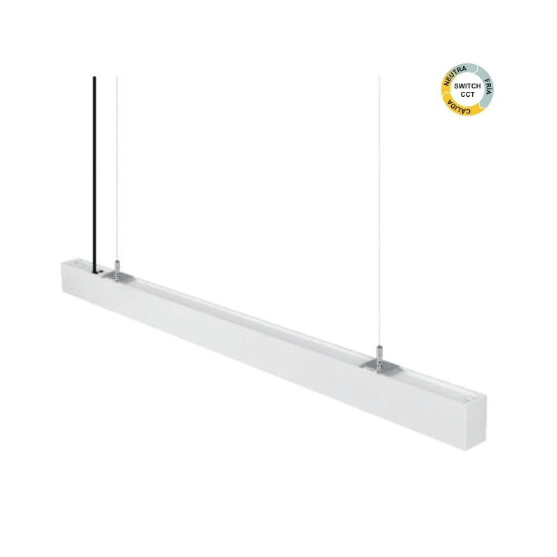 Lampara Lineal 120cm 30W CCT 3K,4K,6K Interconectable