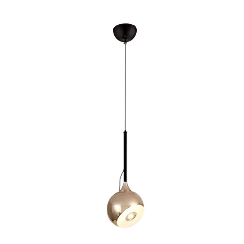 Lampara Colgante Dorada 10W Dirigible Serie Bloom