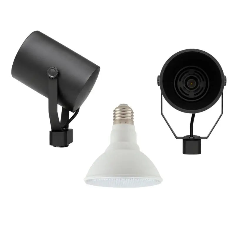 Lampara Negra Dirigible Para Par 30 Riel Electrificado 127V 2 Hilos