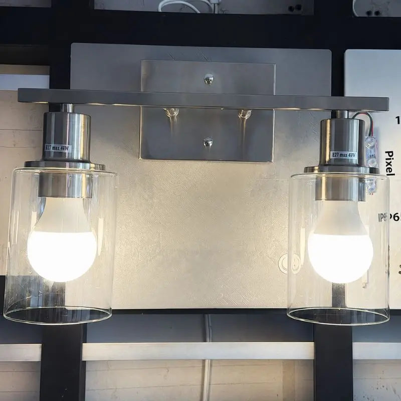 Luminario De Pared  Para Baños Para Usarse Con 2 Foco E27