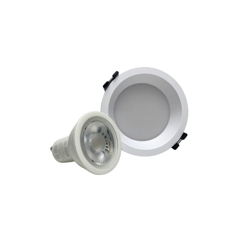 Difusor Blanco Empotrar  Foco GU10 IP65 Zonas Humedas