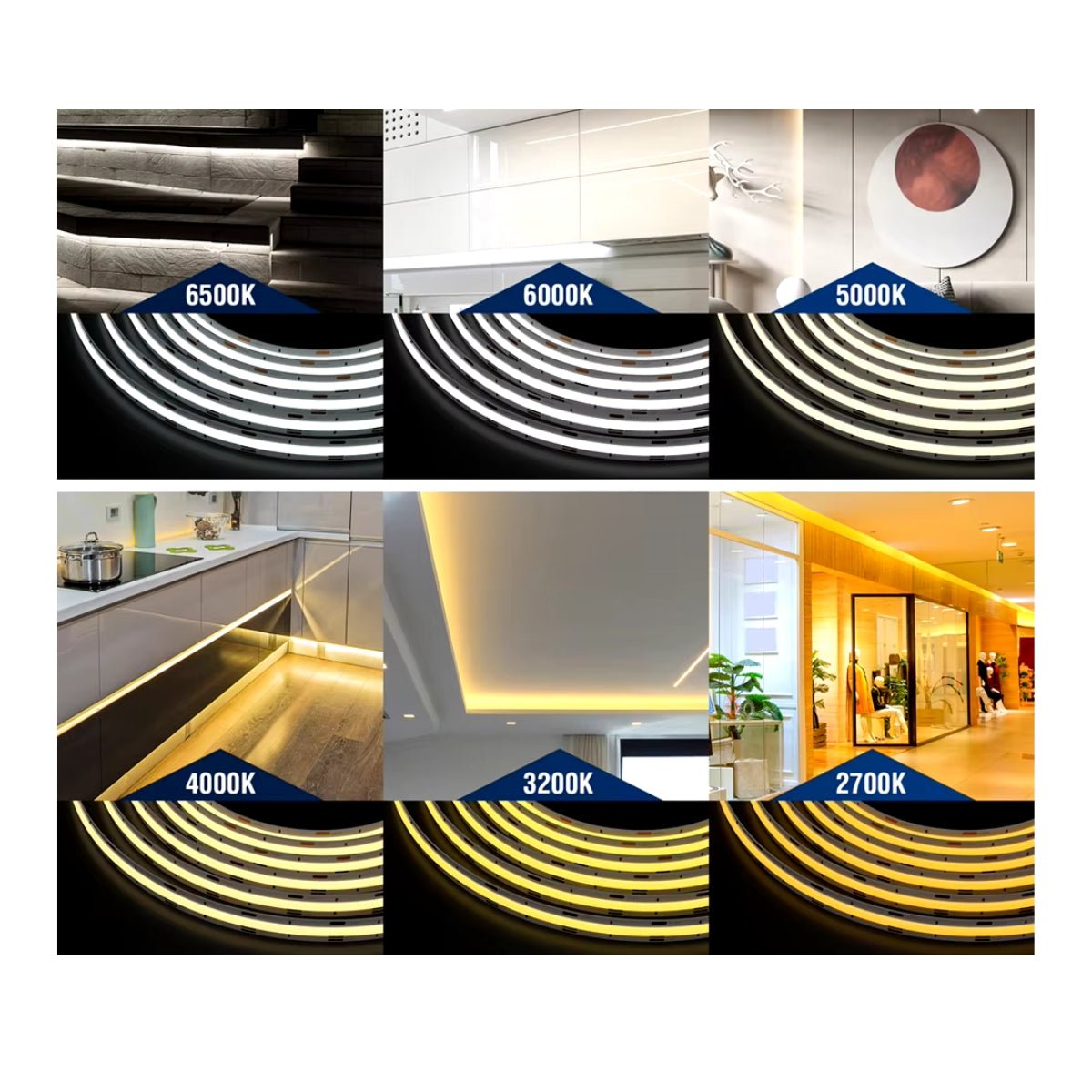 5M Tira CCT IC 576 LED Metro 10MM White Pixel IP20 14W/M 24V - Wattko