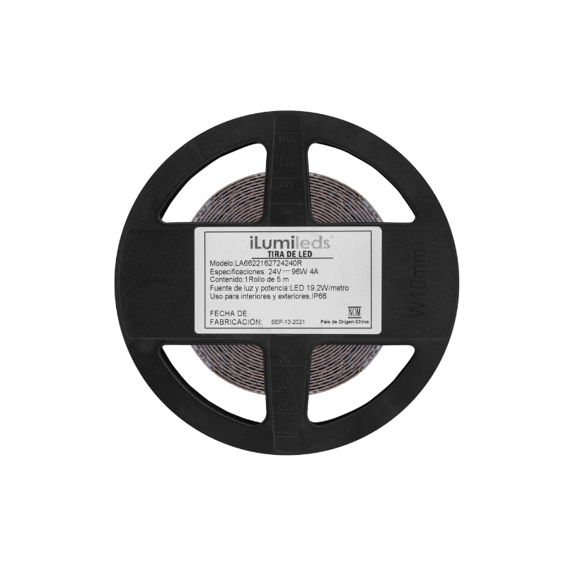 5M Tira LED 2216 24V 19.2W/M IP20, En 65K,41K,3K,27K O 22K - Wattko