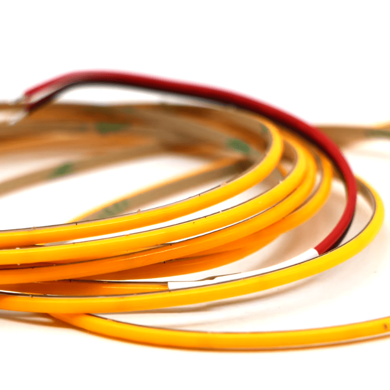 5M Tira LED COB 24V 8MM AMBAR - Wattko