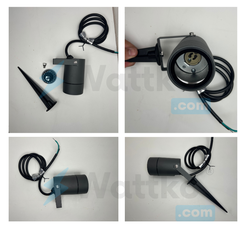 Estaca Jardín Para Foco GU10 Uso Exterior IP65 Aluminio Serie ONDINA