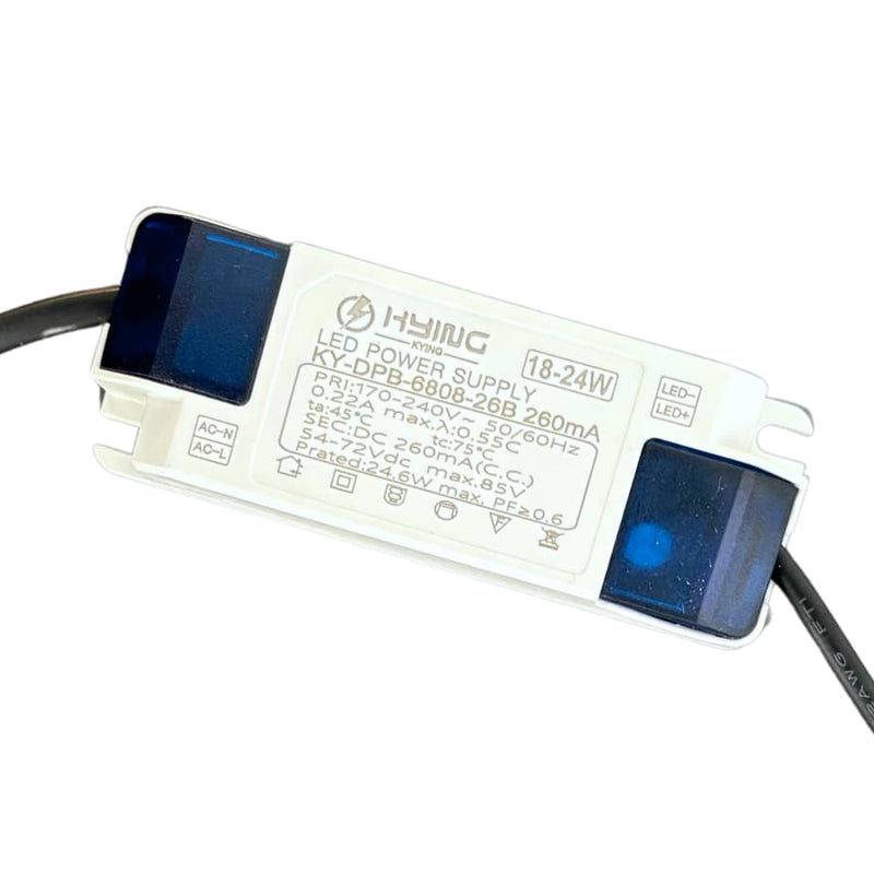 Driver LED de 18 a 24w para fuente de alimentación de 260MA AC100-240V